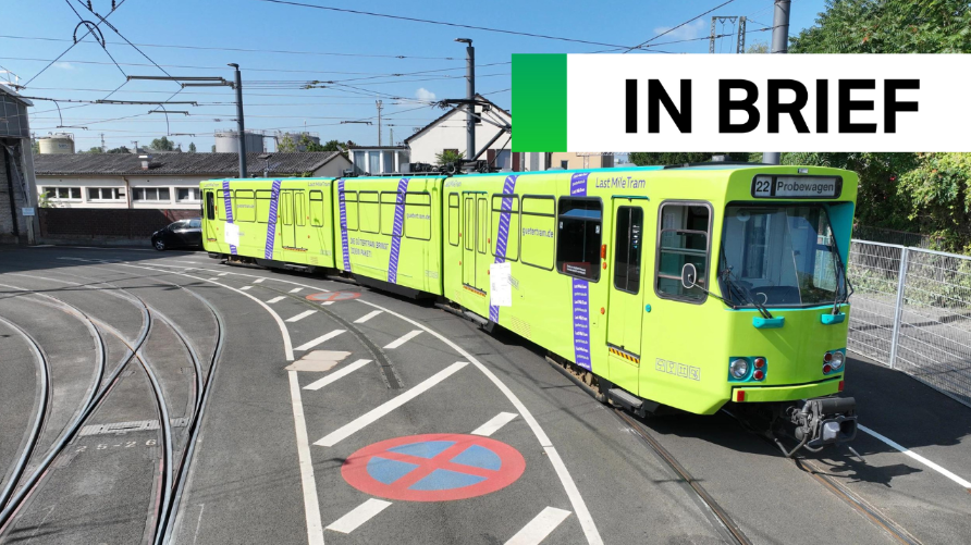 亚马逊在德国法兰克福试验使用电车进行最后一公里配送